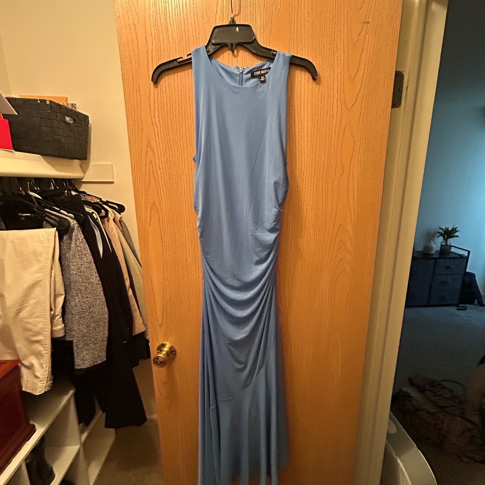 Steve Madden Asymmetrical Blue Dress